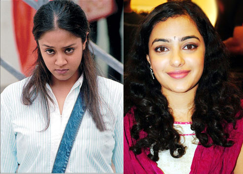 director antlee,jyothika,aasin,nithya menen  ఆమె హ్యాండ్ ఇచ్చింది ఈమె క్యాచ్ చేసింది..! 